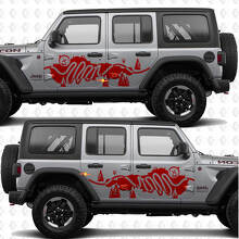 Autocollant Vinyle Décalcomanie Boussole Carte de Randonnée Nature pour Jeep Wrangler_2