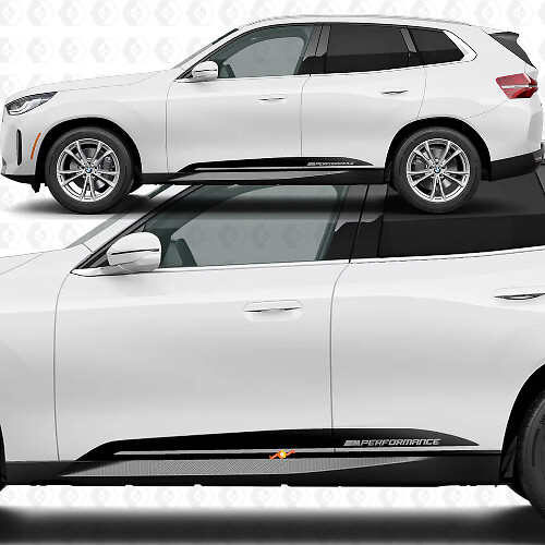 Kit d'autocollants bandes latérales M Performance pour BMW X3 G45