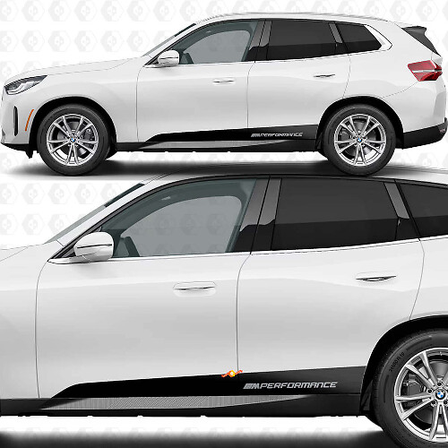 Kit de décalcomanies bandes latérales M Performance pour bas de porte 2 pour BMW X3 G45
