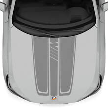 Kit d'autocollants vinyles bandes de capot style M pour BMW X3 G45_2