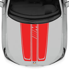 Kit d'autocollants vinyles bandes de capot style M pour BMW X3 G45_3