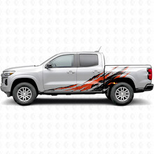 Bandes en vinyle usées pour porte anti-projections et flanc de caisse pour Chevrolet Colorado 3e génération 2023-2026_2