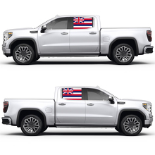 Autocollant Vinyle Drapeau Hawaïen pour Fenêtre Latérale GMC Sierra 2023 3