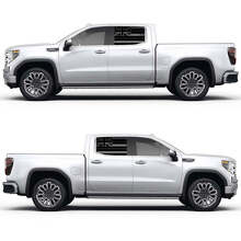 Autocollant vinyle décoratif drapeau hawaïen pour vitre latérale GMC Sierra 3