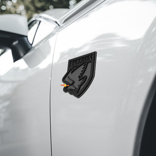 Insignes d'aile de garde-boue Freedom Bald Eagle Emblème de hayon Badge 3D 1