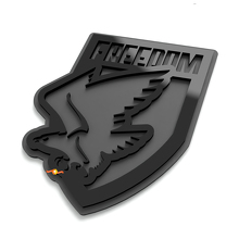 Insignes d'aile de garde-boue Freedom Bald Eagle Emblème de hayon Badge 3D 2