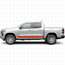 Bandes Vinyle Topographiques pour Porte & Bas de Caisse Chevrolet Colorado 3e Gén 2023-2026_4