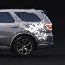 Autocollants en vinyle Wildcat Splash arrière latéral pour Dodge Durango 2