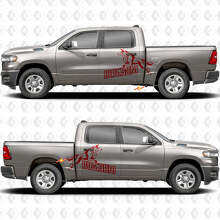 Autocollants et décalcomanies en vinyle pour portes latérales Awesome Wolf 2