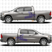 Portes latérales Cabine Autocollants éclaboussures de loup géniaux Autocollants Décalcomanies Graphiques 3