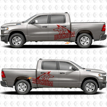 Portes Latérales Côtés de Benne Autocollants Splash Wolf Géniaux Décalcomanies Graphiques 2 3