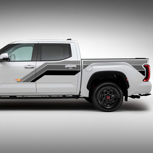 Kit de décalcomanies vinyles graphiques rétro style ancien Heritage pour les côtés de la caisse Toyota Tundra 2