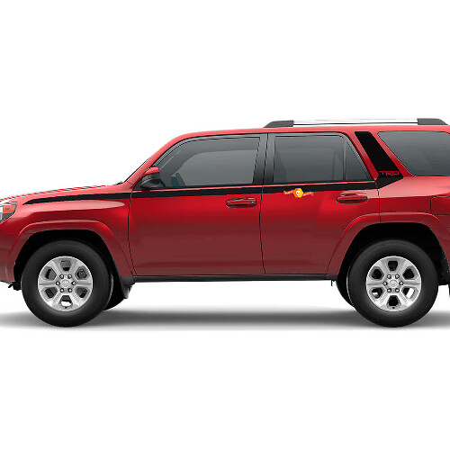 Bandeaux latéraux TRD 40e anniversaire Style une couleur pour Toyota 4Runner 5e génération