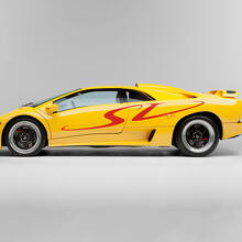 Kit d'autocollants vinyle SV Side Graphics pour Lamborghini Diablo SV 1998_2