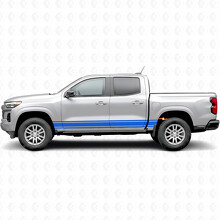 Bandes vinyle fines d'accentuation pour porte et bas de caisse pour Chevrolet Colorado 3e génération 2023-2026_5