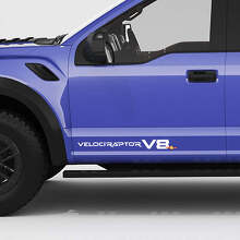 Autocollant décalcomanie VelociRaptor V8 Portes latérales Hayon pour pickup Ford f150 2