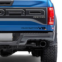 Autocollant décalcomanie VelociRaptor V8 Portes latérales Hayon pour pickup Ford f150 4