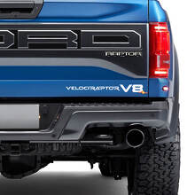 Autocollant décalcomanie VelociRaptor V8 Portes latérales Hayon pour pickup Ford f150 5