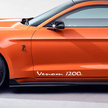Autocollants Vinyle Venom 1200 pour Portières Musclecar GT500_2
