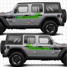 Kit d'autocollants vinyle rétro pour portes latérales 4x4 pour Jeep Wrangler_2