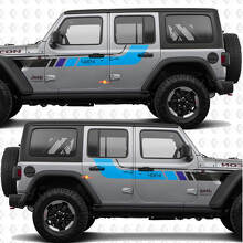 Kit d'autocollants vinyle rétro pour portes latérales 4x4 pour Jeep Wrangler_3