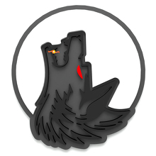 Écussons d'aile Wolf Moon Insigne de hayon Badge 3D 4