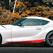 Autocollants graphiques latéraux de bas de caisse pour Toyota Supra MKV A90 A91 2