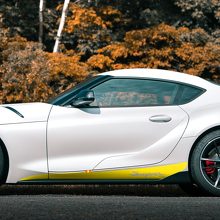 Autocollants graphiques latéraux de bas de caisse pour Toyota Supra MKV A90 A91 3