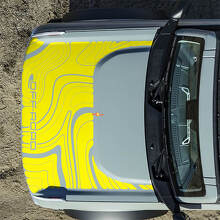 Autocollants Topographiques de Capot Tout-Terrain pour Ford Bronco 2