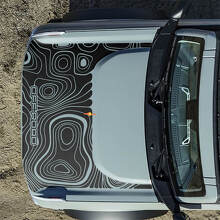 Autocollants Topographiques Hors Route pour Capot Ford Bronco 2 2