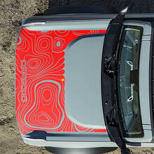 Autocollants Topographiques Hors Route pour Capot Ford Bronco 2 3