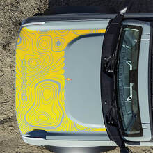 Autocollants Topographiques Hors Route pour Capot Musclecar horse 2 6