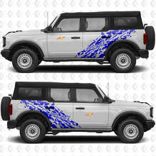 Autocollant en vinyle 4x4 Off Road Splash Side Doors Graphics 3 pour Ford Bronco 2