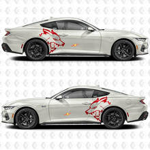 Kit d'autocollants latéraux en vinyle Coyote pour Musclecar Musclecarmodel_2