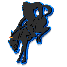 Badge d'aile Bronco Yeti on Horse Emblème de hayon Badge 3D 5