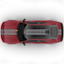 Autocollant Vinyle Rallye Sixpack à Deux Bandes Centrales Décalage Capot 2 pour Dodge Charger Daytona 3