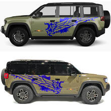 Autocollant vinyle Military Star Splash Side Doors pour Jeep Recon 2