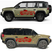 Autocollants vinyle Military Star Splash Side Doors 2 pour Jeep Recon 3