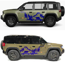 Décalcomanie en vinyle « Bear Mountains Forest Side Doors » pour Jeep Recon 2
