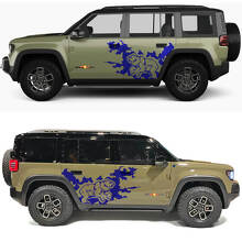 Autocollant en vinyle portes latérales Bear Splash pour Jeep Recon 2