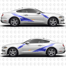Autocollant en vinyle Decal pour Portes latérales Forward Slash pour Musclecar Musclecarmodel 2
