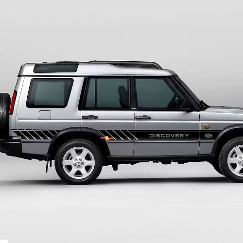 Kit d’autocollants décoratifs pour bande latérale pour Land Rover Discovery