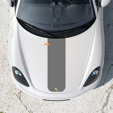 Autocollant bande centrale capot pour Porsche Boxster 718 3