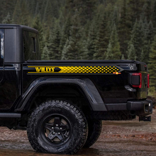 Autocollants Vinyle Personnalisés Gladiator Arrière Latéral pour Jeep Gladiator Willys 2