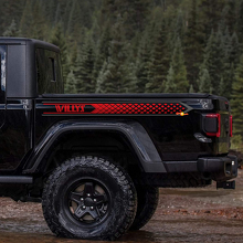 Autocollants Vinyle Personnalisés Gladiator Arrière Latéral pour Jeep Gladiator Willys 3
