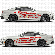 Autocollants en vinyle à rayures griffes pour portes latérales pour Musclecar Musclecarmodel 3