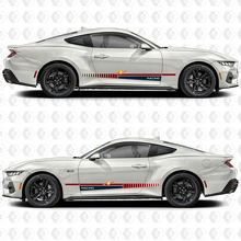 Autocollant vinyle bande de style course pour porte latérale pour Musclecar Musclecarmodel 2
