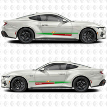 Autocollant vinyle bande de style course pour porte latérale pour Musclecar Musclecarmodel 3