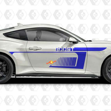 Bande Décorative Vinyle de Porte Latérale en Espace Négatif Boost pour Musclecar Musclecarmodel 2