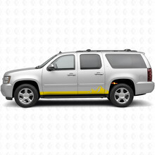Bandes Vinyles Montagne pour Portière & Bas de Caisse pour Chevrolet Suburban GMT900 2007-2014_3